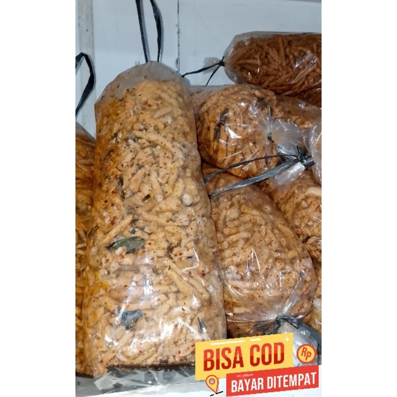 

Basreng Pedas Daun Jeruk Kemasan 500g