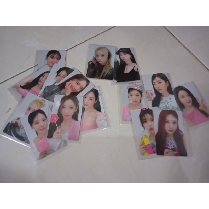 OFFICIAL PHOTOCARD SMTOWN FAMILY SNSD RED VELVET AESPA