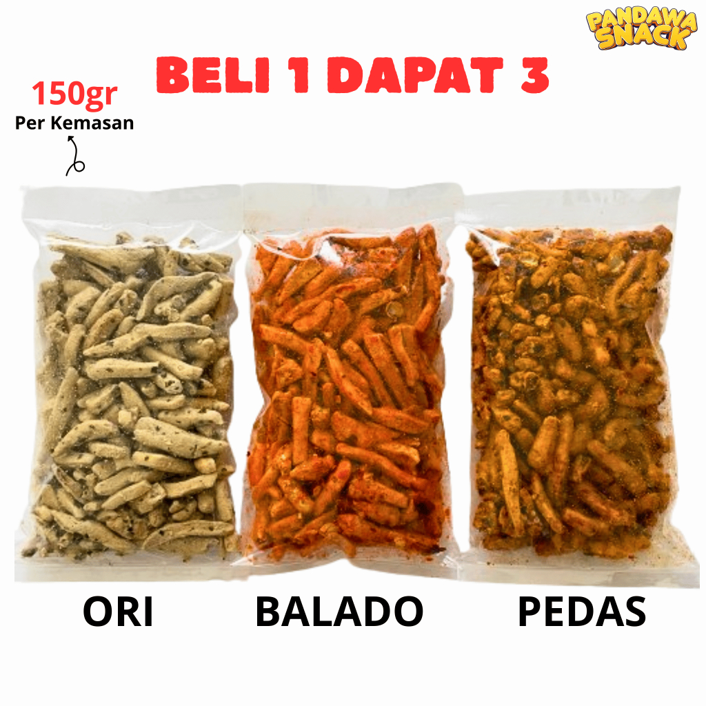 

Basreng Beli 1 Dapat 3 Varian Berbeda Bundling 450gr