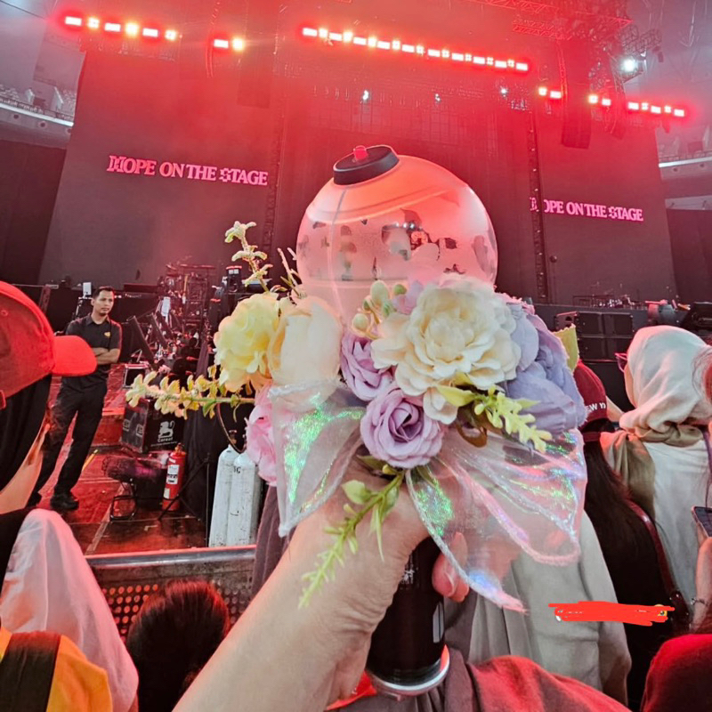pita Lightstick Ribbon bunga flower bouquet buket kpop konser aksesoris accesorries hadiah gift BTS 