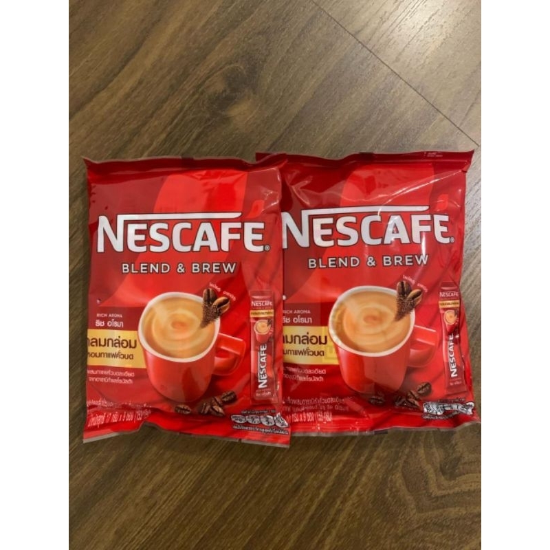 

Nestle Nescafe Blend and Brew 3 in 1 Rich aroma isi 9 sachet Original Thailand |coffee instan