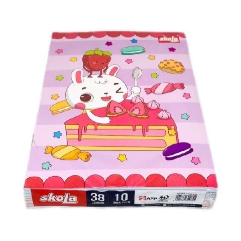 

Buku Tulis SIDU SKOLA 38 Lembar ( 1 pack 10 buku )