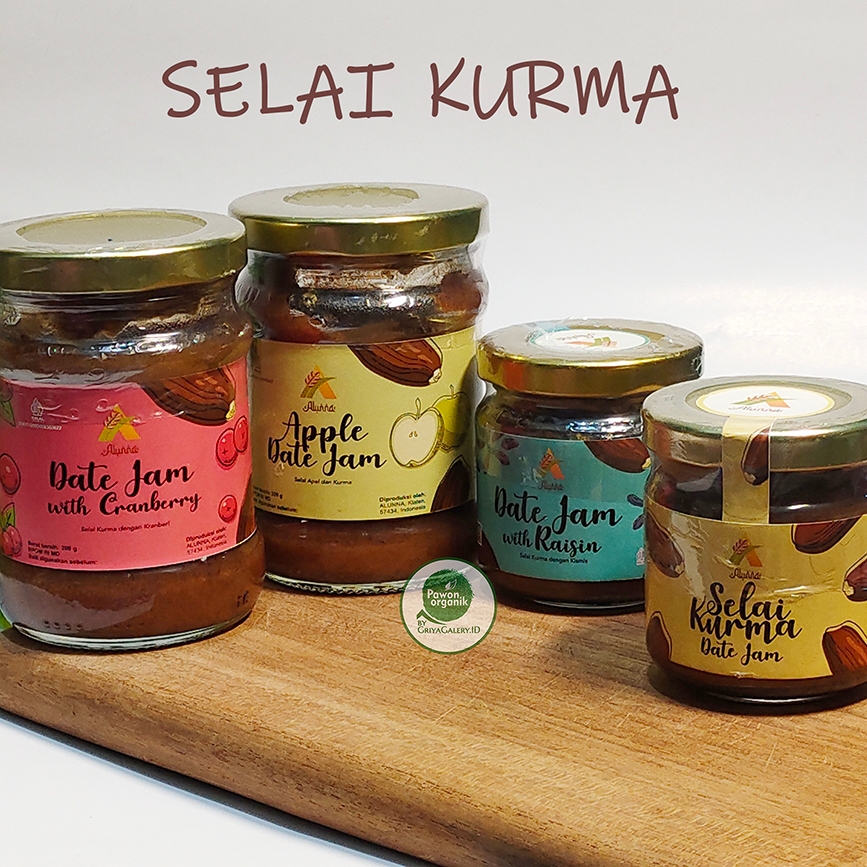 

Alunna Selai Kurma 100gr 200gr Natural Date Jam Alami Sehat Tanpa Gula