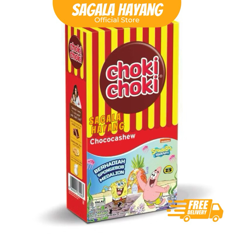 

( SAGALA HAYANG ) 1 Box isi 20pcs Choki-Choki Chococashew -9gram