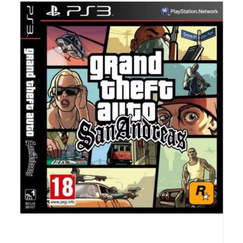 Game PS3 GTA SAN ANDREAS Versi original + SAVEDATA TAMAT
