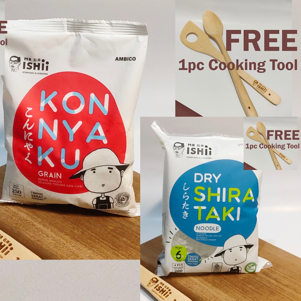 

KONNYAKU DRY Shirataki 200gr Grain 250gr Beras dan Mie Kering MR Ishii Rice & Noodle beras DIET