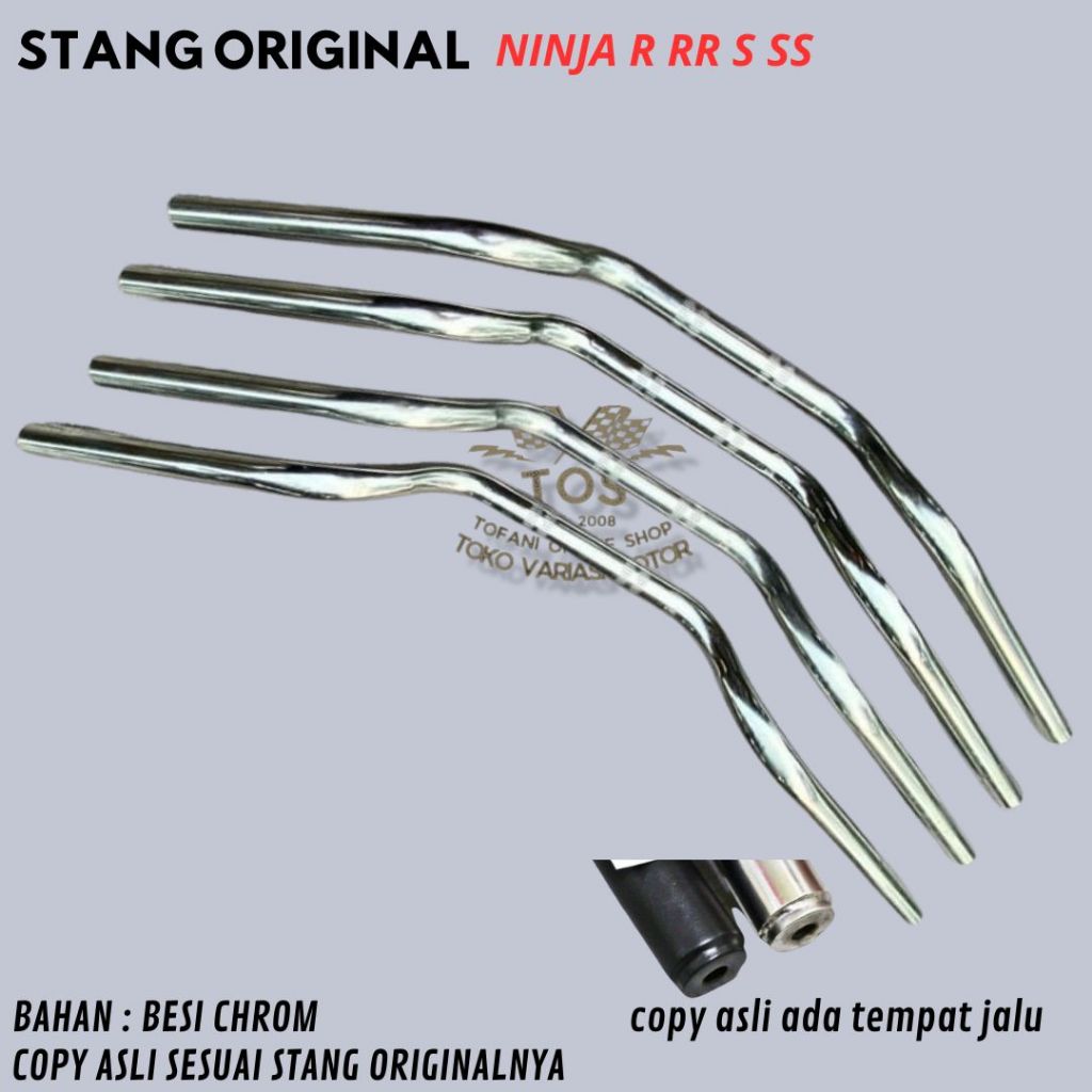 Stang Ninja SS Ninja R Stang Pipa Ninja SS R Kis Replika Original Kawasaki stir ninja r  ss original
