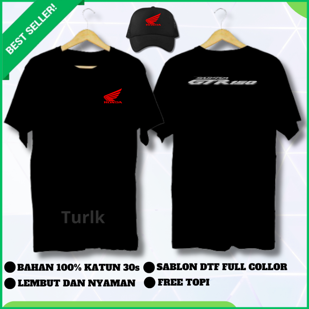 Kaos Honda Supra GTR 150 Tshirt Supra GTR 150