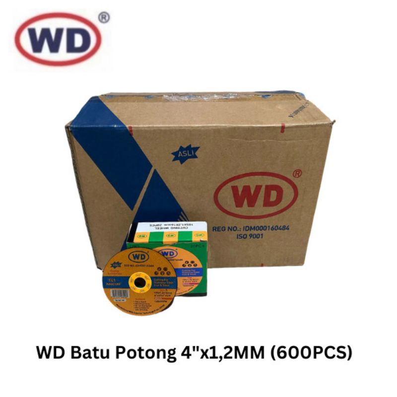 WD POTONG / CUTTING WHEEL / BEJI POTONG BESI 1 BOX (600 PCS)