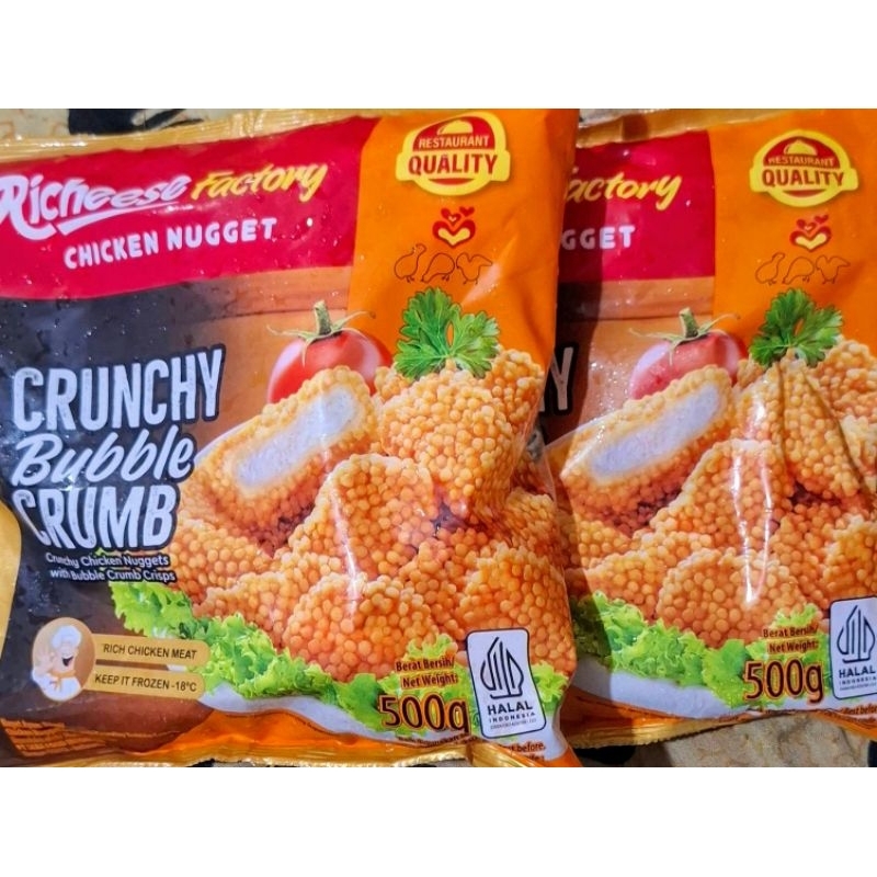 

Richeese nugget crunchy bubble crumb 500g