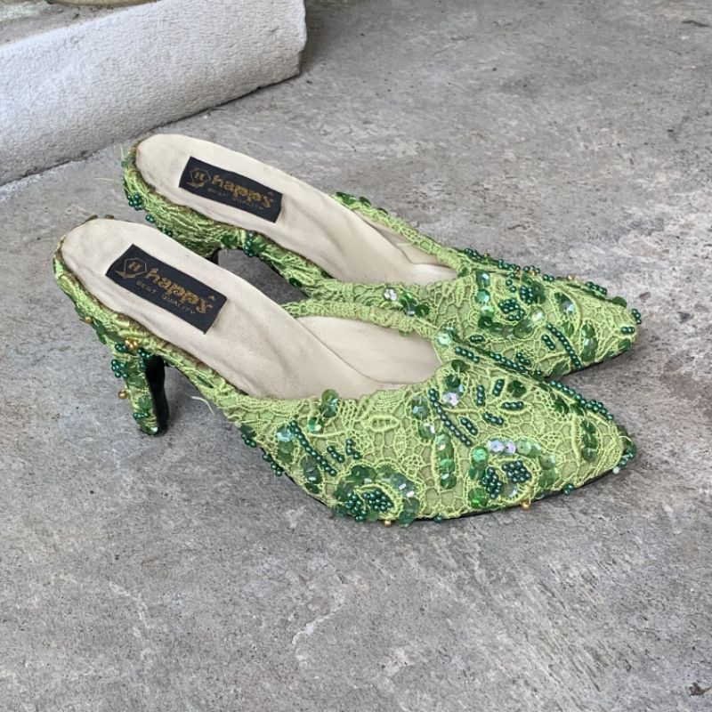 Preloved Selop Tradisional Heels Pengantin Wanita