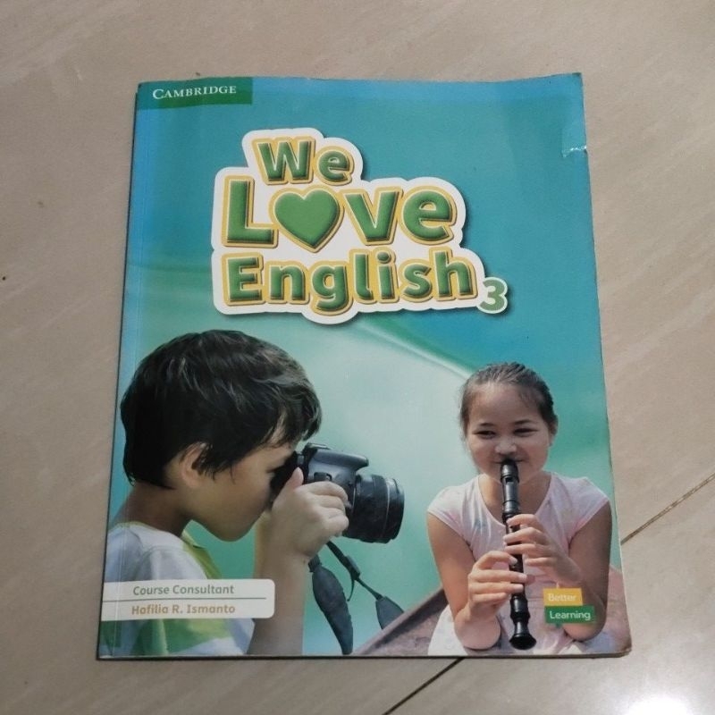 BUKU ORI BUKU WE LOVE ENGLISH 3 PENERBIT CAMBRIDGE
