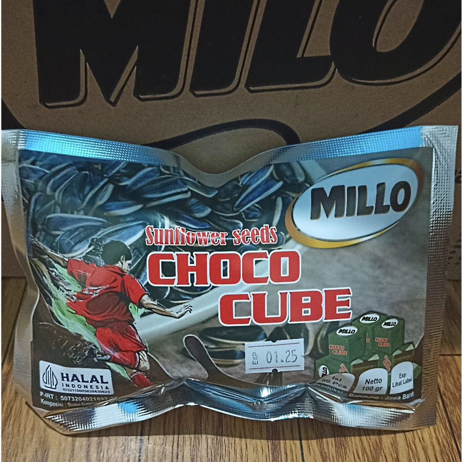 

Millo Cube Lokal Kwaci 1 Pack (Isi 50 Cube)
