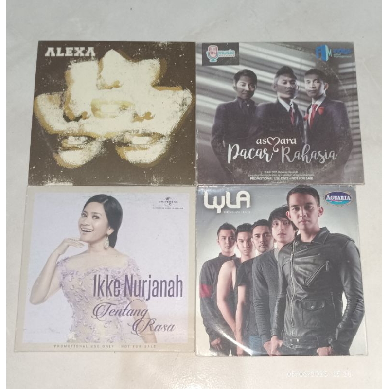 cd Indonesia ALEXA / ASMARA-Pacar Rahasia / IKKE NURJANAH-Tentang Rasa / LYLA-Dengan Hati