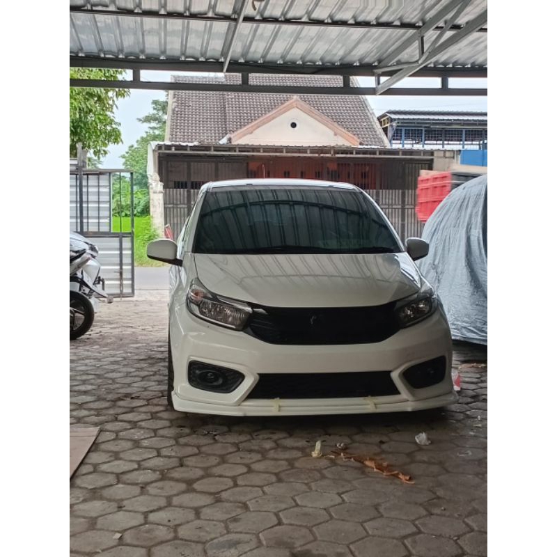 front lips honda all new brio 2020 - 2022 warna putih