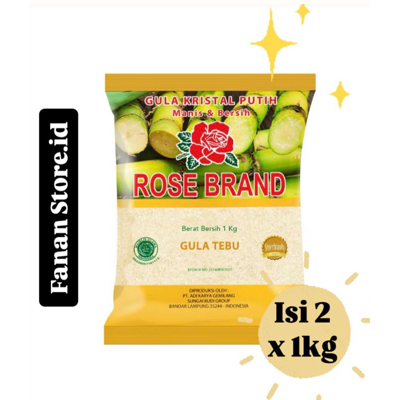 

Gula Rose brand 2x 1Kg - TWIN PACK