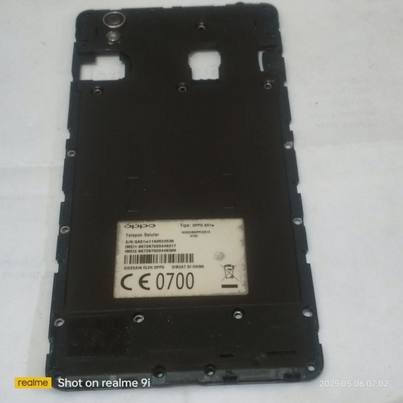 Tutup Mesin Oppo Mirror 5/A-51W