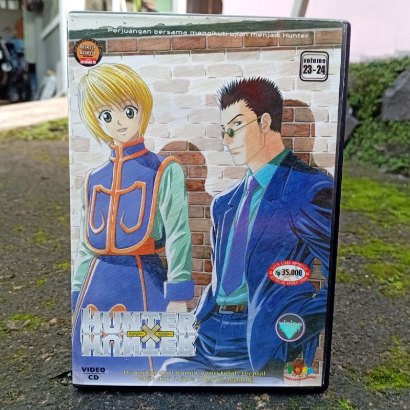 VCD Hunter x Hunter Vol. 23-24 (1999) 2 Disc Dubbing Indonesia Original Tora Home Entertainment Vide