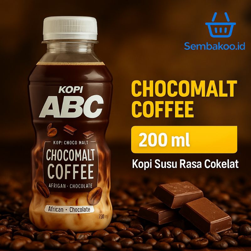 

Kopi ABC Choco Malt Coffee 200ml – Minuman Kopi Susu Coklat Enak & Segar | Siap Minum