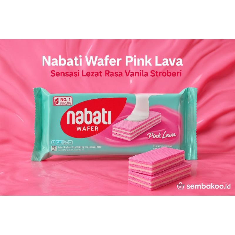

Nabati Wafer Pink Lava Rasa Unik | Snack Wafer Lembut & Manis | Camilan Favorit Anak & Keluarga