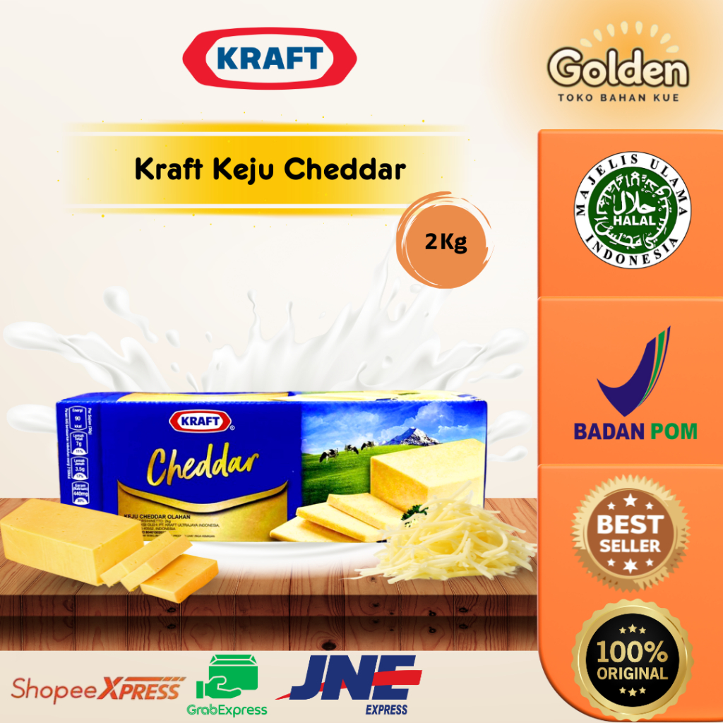 

Keju Kraft Cheddar 2kg