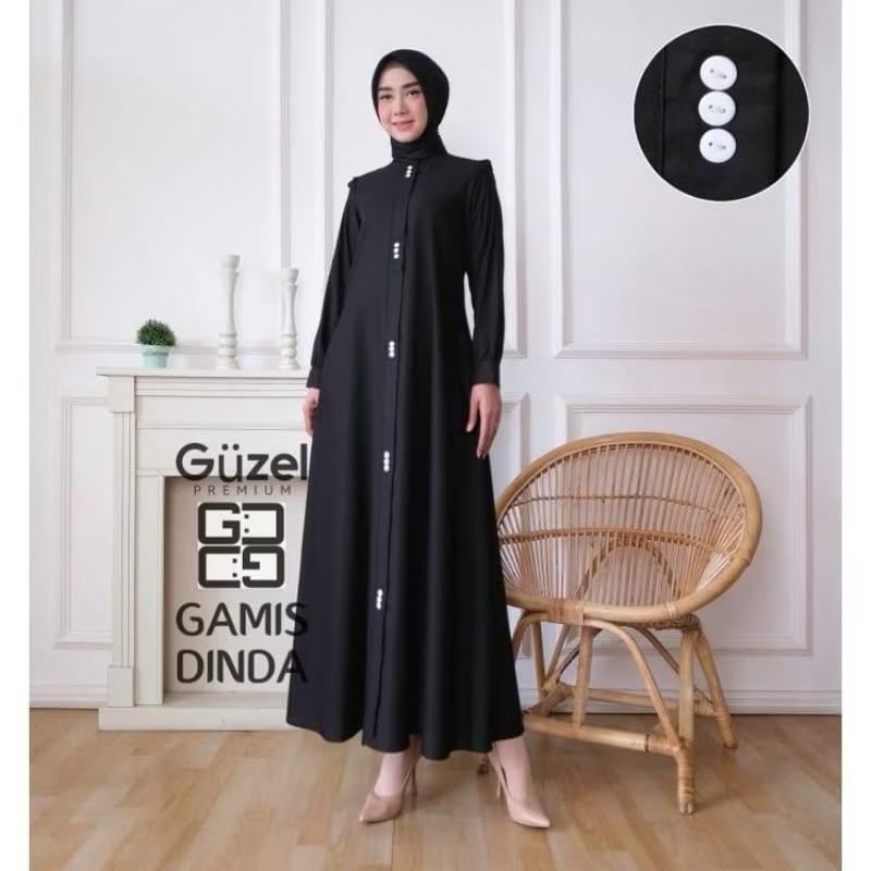 Gamis Dinda Ori Kualitas Katun Toyobo Premium