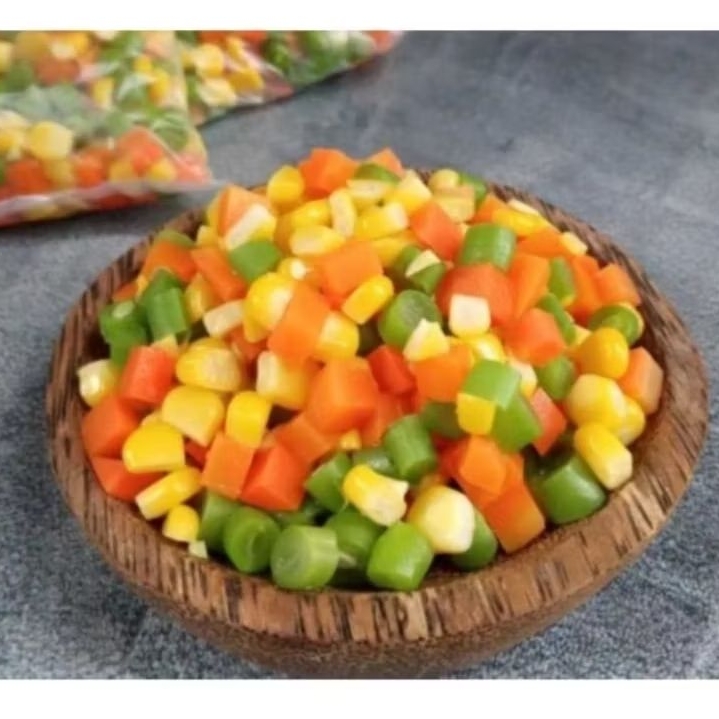

MIX VEGETABLES 3 WAYS FRESH BUNCIS WORTEL JAGUNG SAYUR CAMPUR SEGAR NO FROZEN MIX VEG