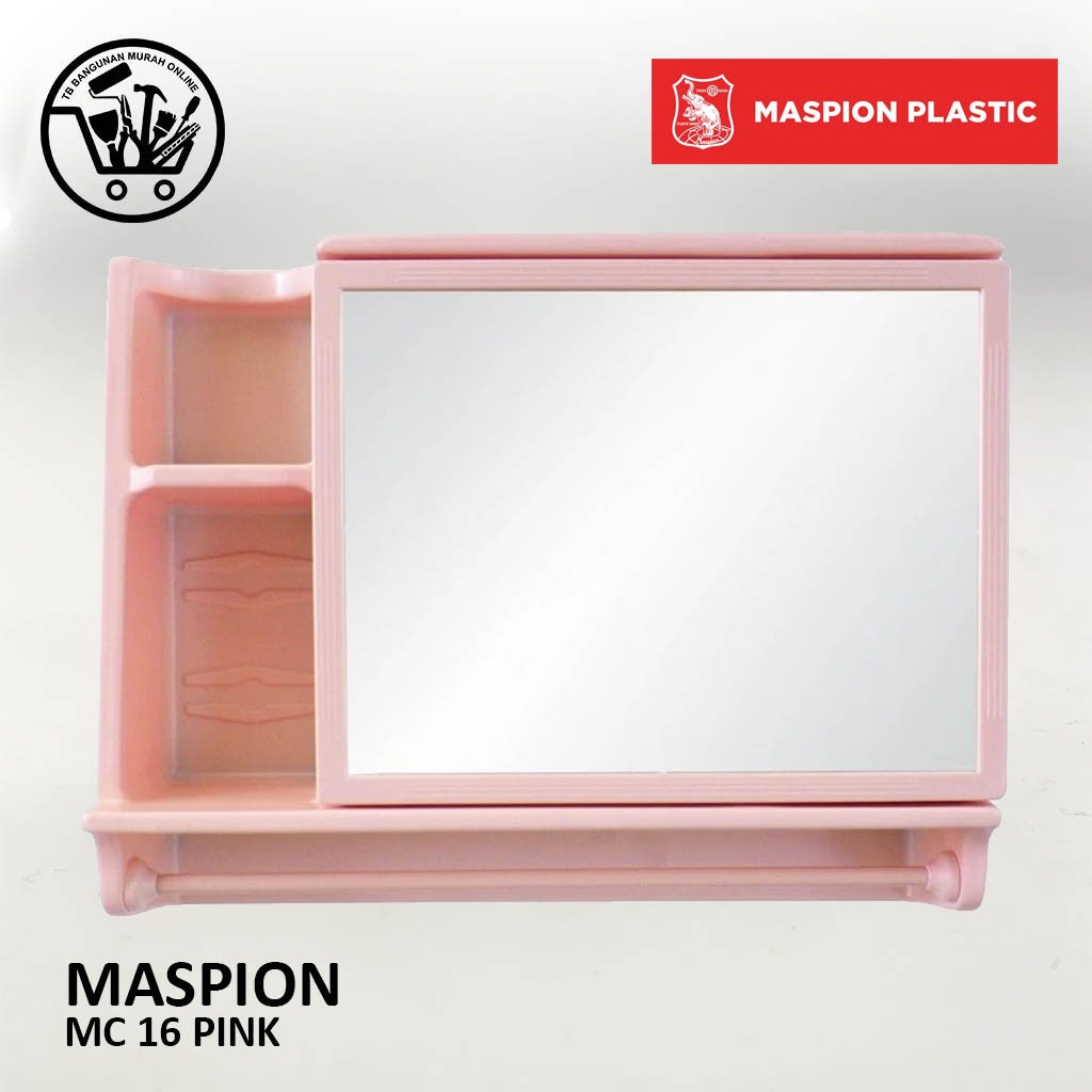 Maspion Wall Cabinet MC 16 - Rak Kamar Mandi - Lemari Dinding Kaca