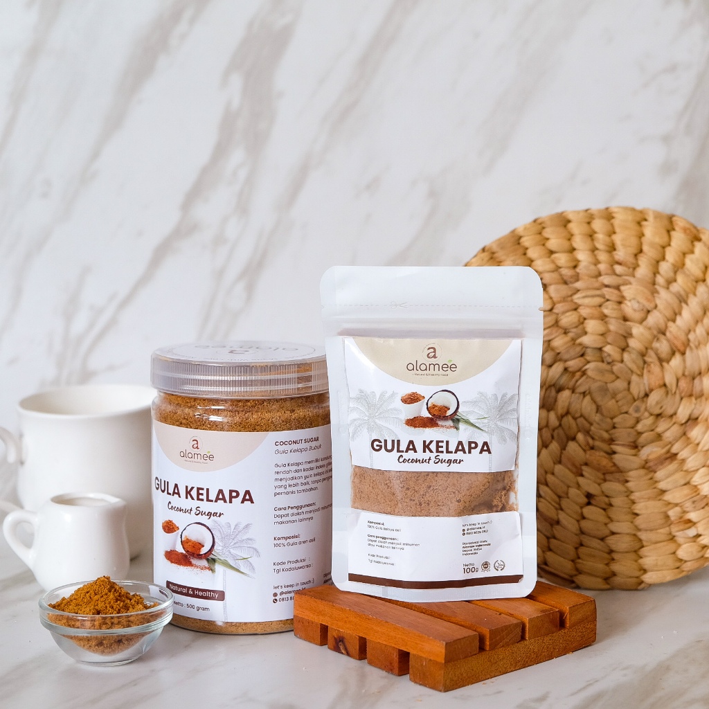 

ALAMEE Gula Kelapa Organik Coconut Sugar Asli Bubuk Powder Natural Organic