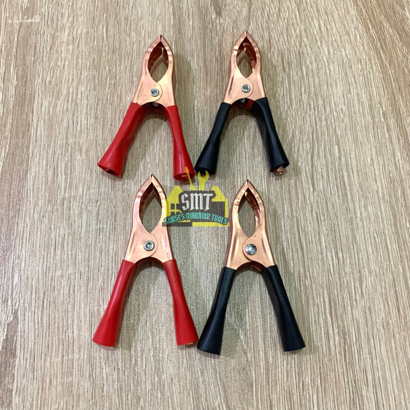 (Sepasang) Jepit Aki Sedang Tanggung / Capit Buaya/ Jepitan Aki / Jepitan Buaya