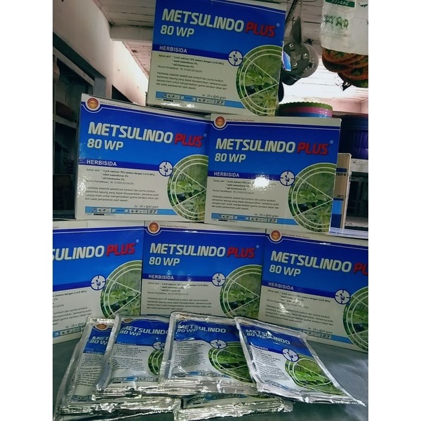 Metsulindo , PROMO (5pcs) Obat Rumput Padi Sawah - Metsulindo Plus 80wp - Racun Rumput Paling Ampuh