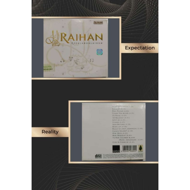 CD audio nasyd raihan assalamualaikum