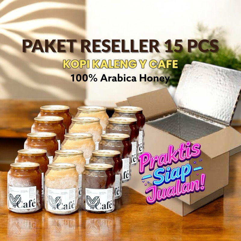 

Paket Bundling Reseller Siap Jual Kopi Susu Kaleng - Kopi Americano - Creamy Latte - Arabica Honey - Isi 15 pcs cup