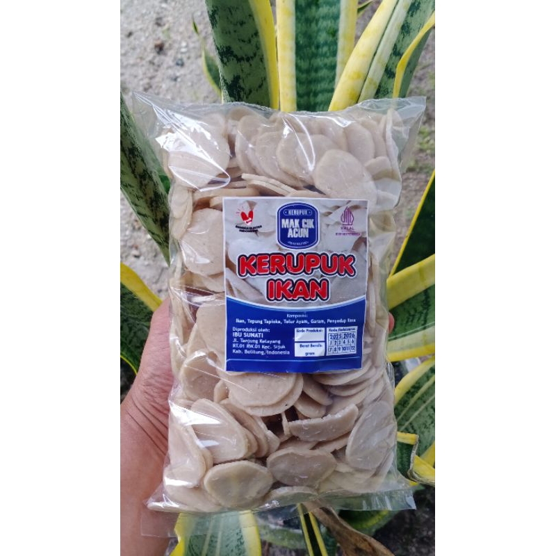 

Kerupuk Ikan Birai ukuran Kecil