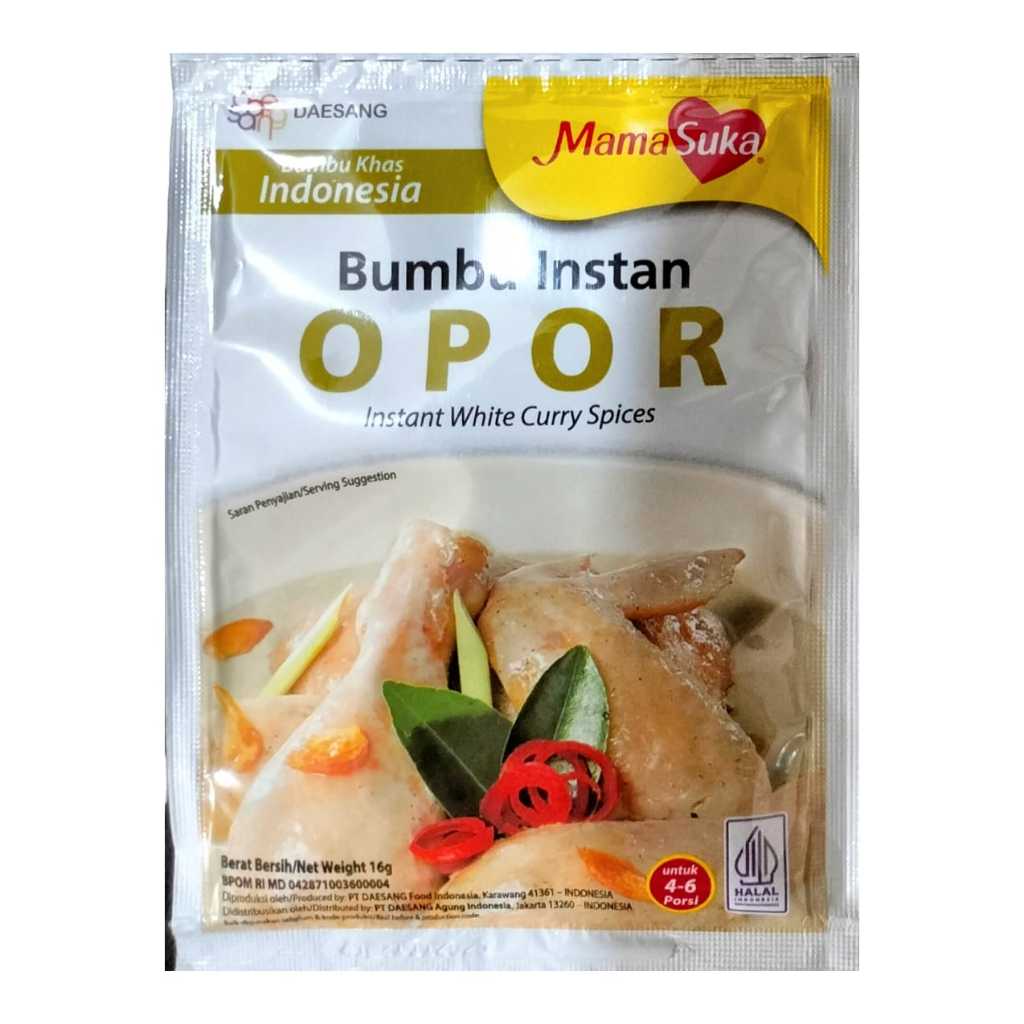 

Mama Suka Bumbu Instan Opor Ayam 16g - Bumbu Masak Praktis & Lezat