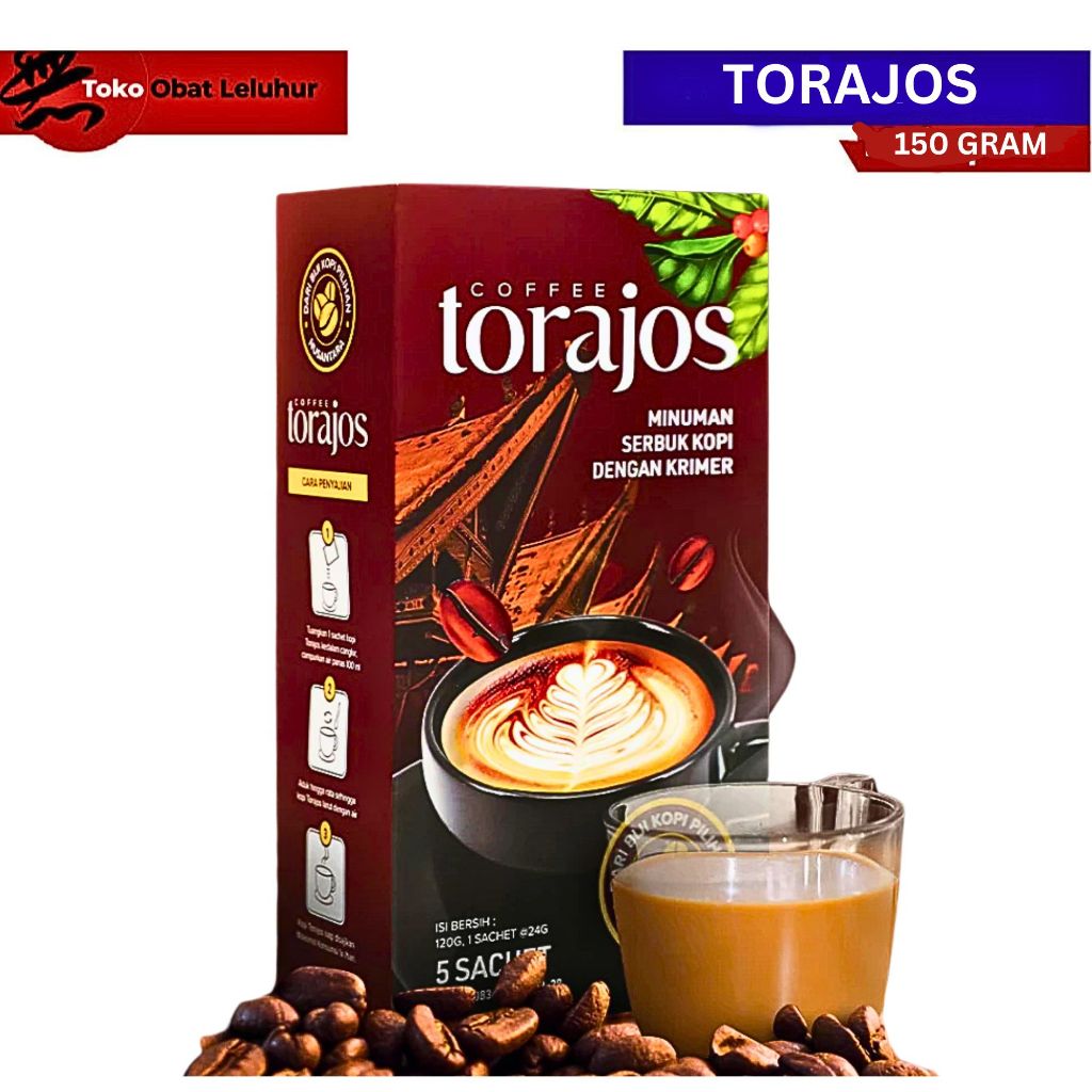 

Torajos Kopi Extrak Gingseng Penambah Stamina Bpom