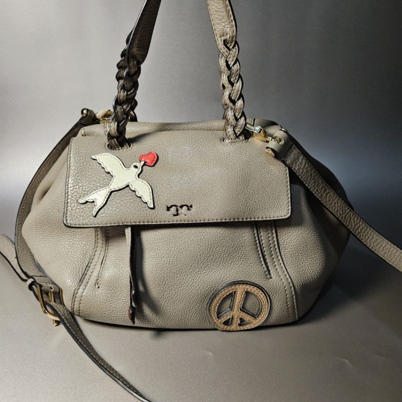 Tas Selempang Wanita Halfmoon TB Leather Satchel