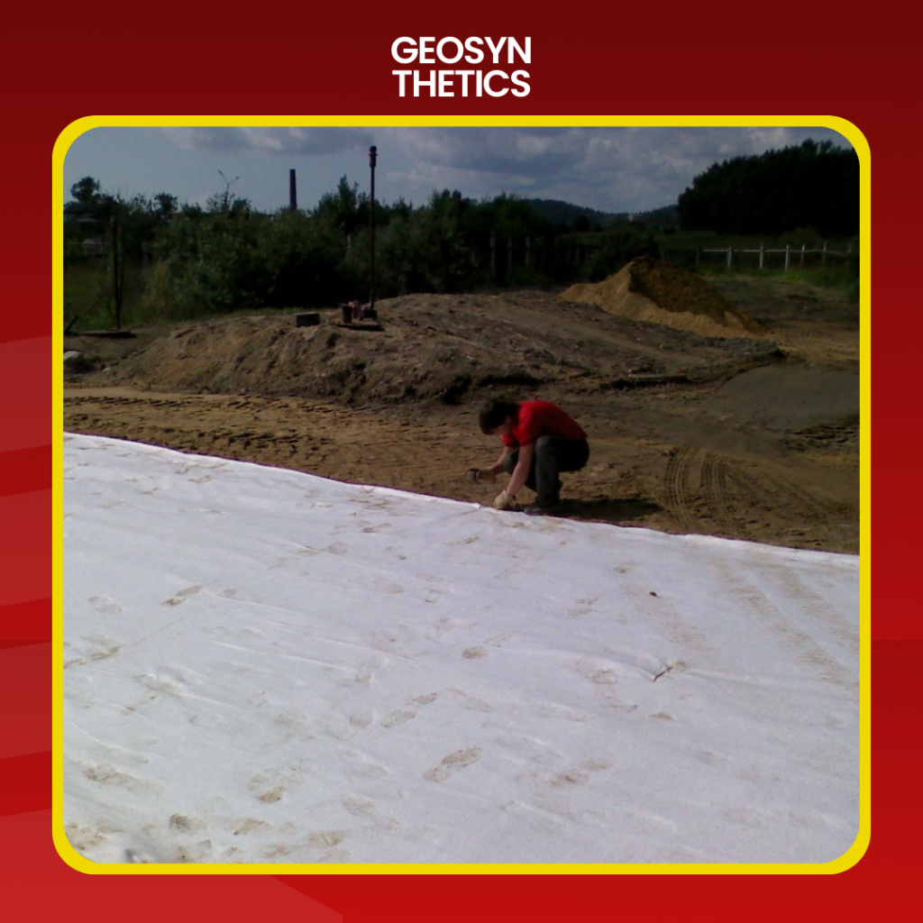 Geotextile Non Woven Roll Karpet Geotextile Roll