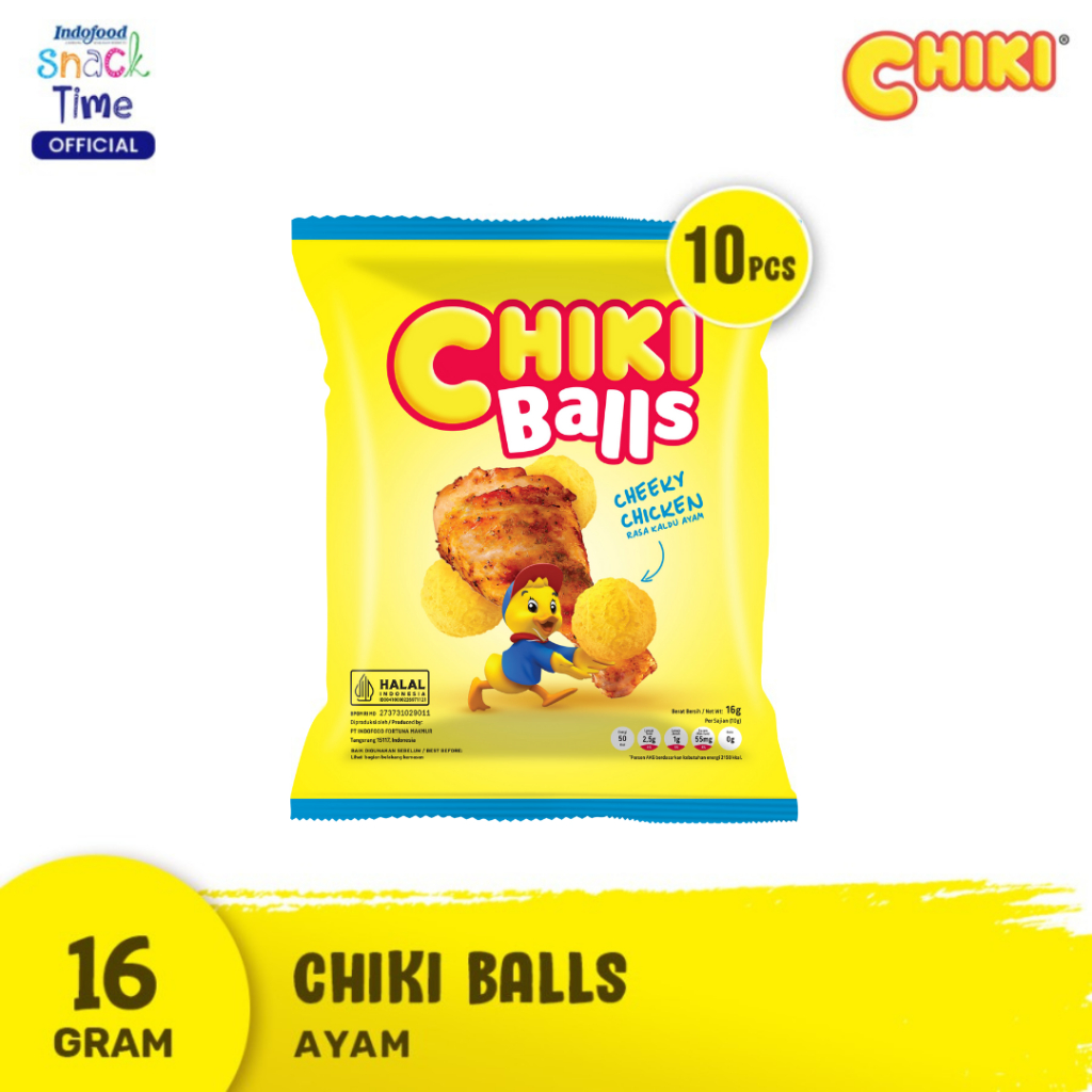

Chiki Ball Ayam 16 Gr - 10 Pcs