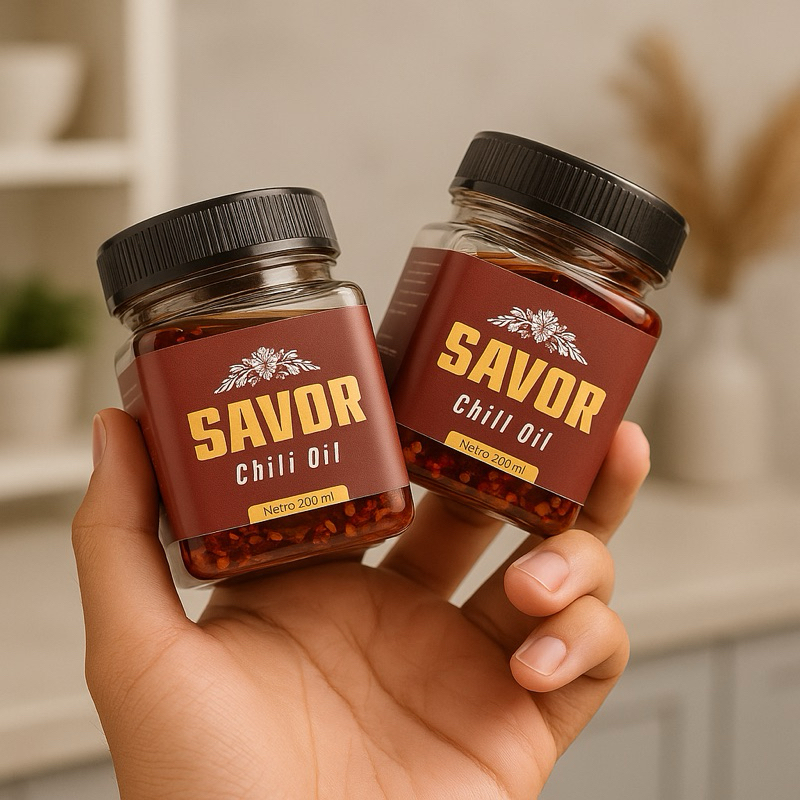 

SAVOR CHILI OIL - CABAI MINYAK MAKARASA FOOD | SAMBAL CABAI KERING & MINYAK REMPAH
