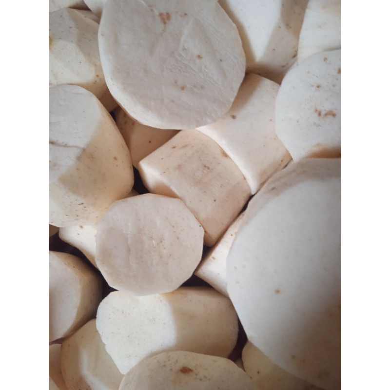 

jual talas bandung pulen sudah kupas bersih per 500 grm