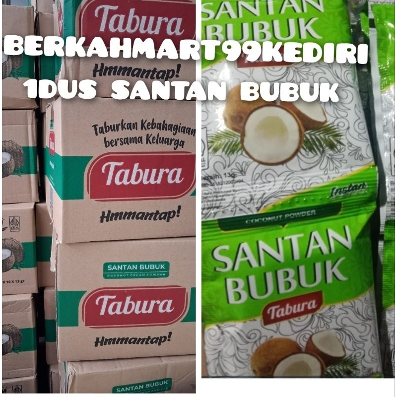 

Santan bubuk Tabura 1 dus isi 12 renteng