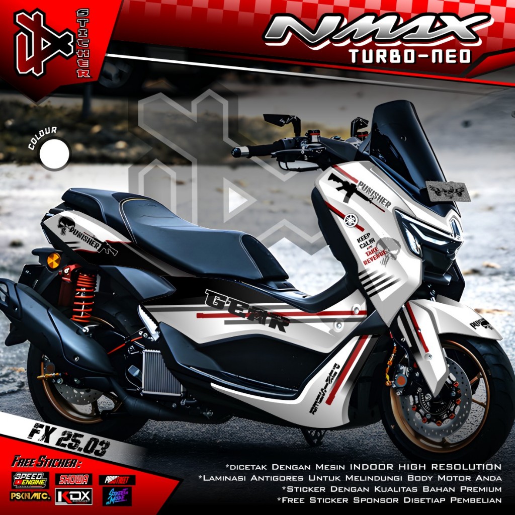 (COD) TERBARU Decal Stiker Motor Yamaha Nmax TURBO NEO S New 2024 2025 Full Body - Decal Modifikasi 