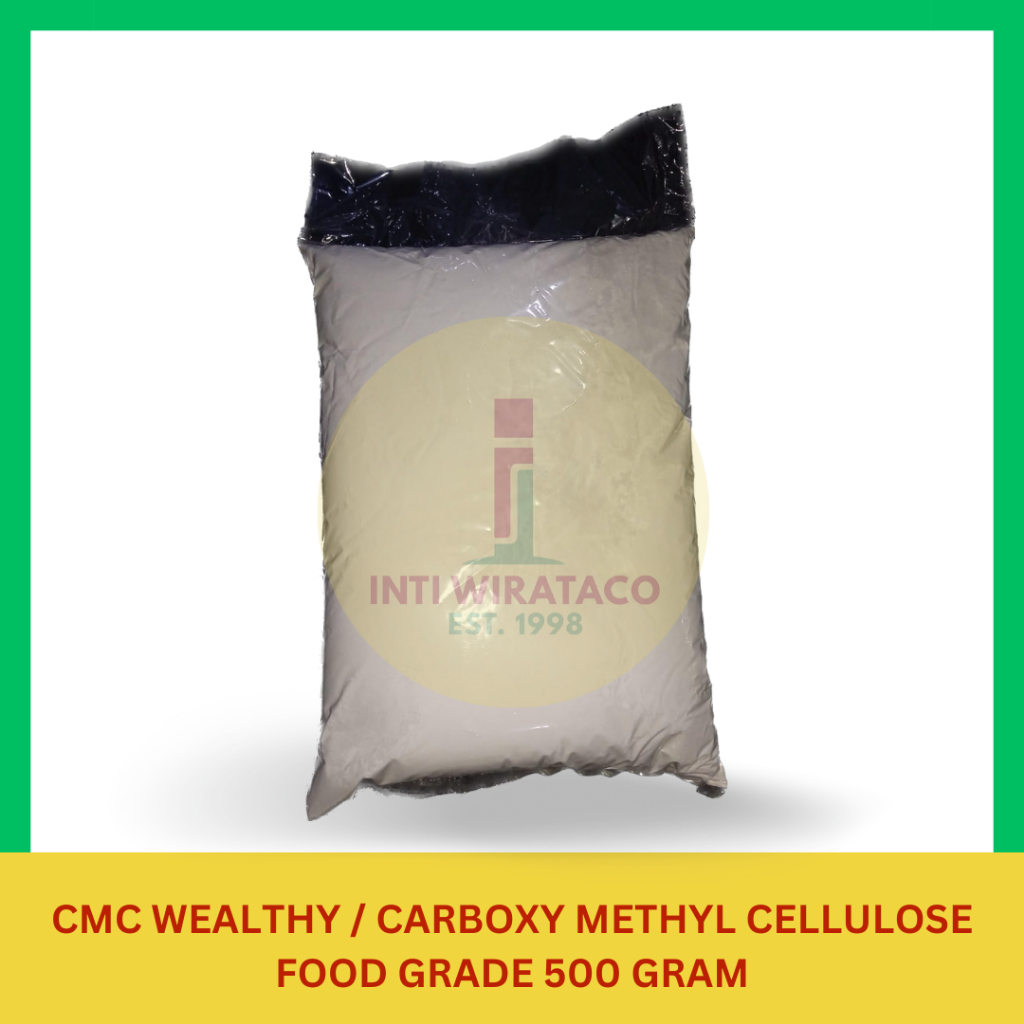 

CMC Wealthy / Carboxymethyl Cellulose Food Grade Pengental 500 Gram