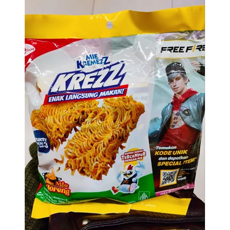 

Mie Kremez Rasa Mie Goreng Party Pck Isi 3 PcsX30Gr