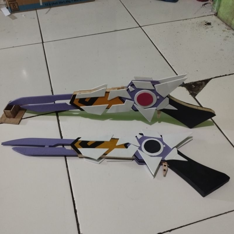 Mainan tembakan EVO 2JUTA Tembakan viral toy Pistol Game FF Anak – Tembakan Kayu + Peluru Karet Aman