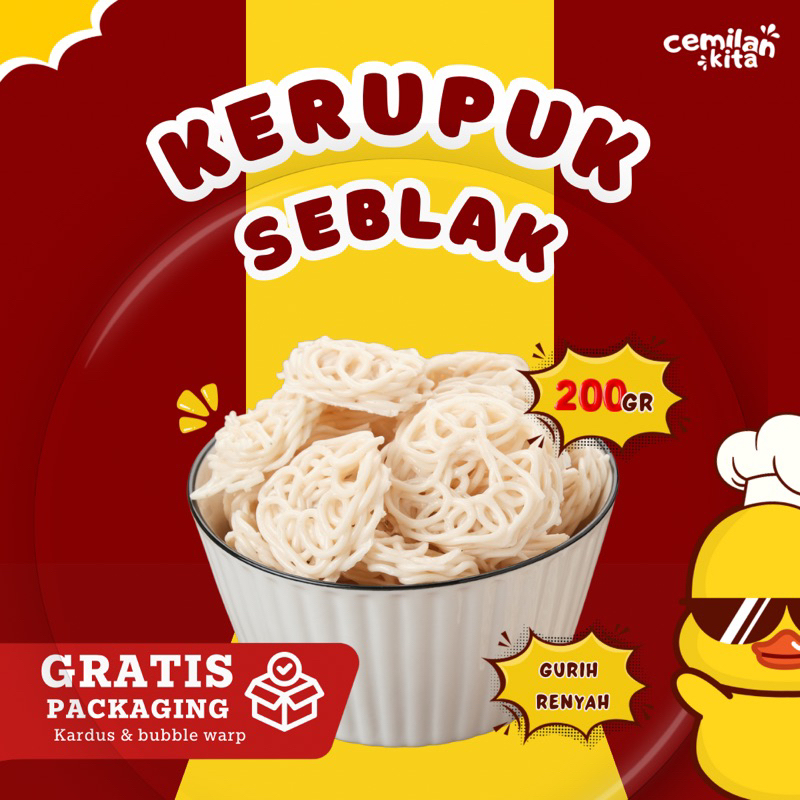 

Kerupuk Seblak Varian Bentuk - Gurih Renyah - Kerupuk udang - Kerupuk bawang
