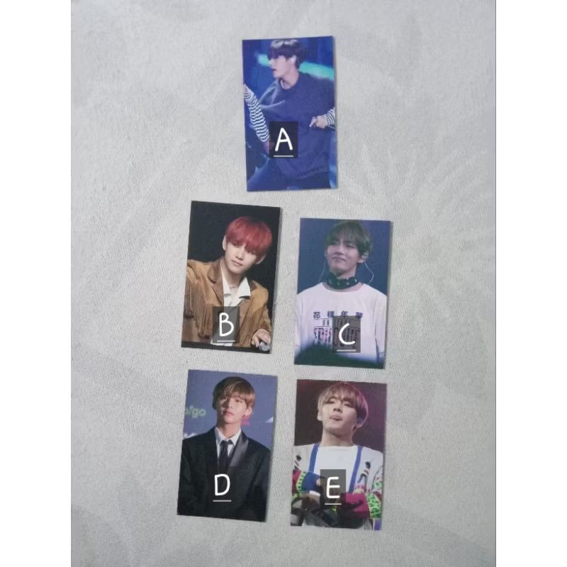 [Fansite Because of V] Photocard BTS V / PC BTS V / Photocard Taehyung / PC Taehyung / Photocard V /
