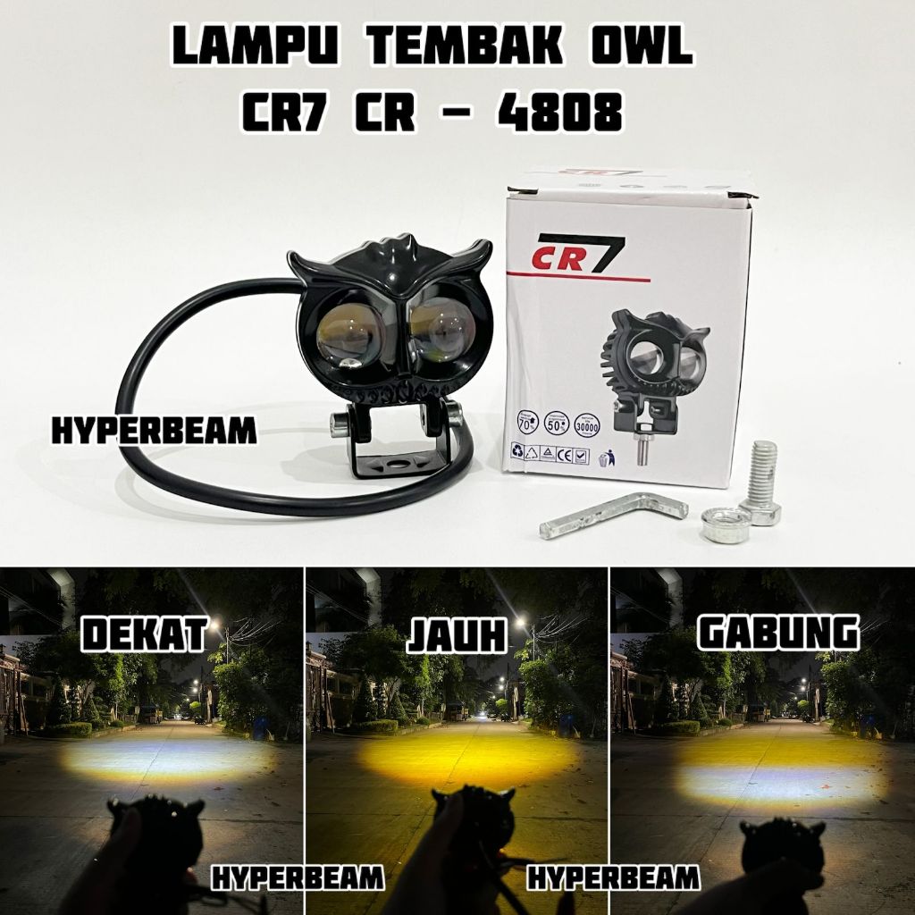 CR7 CR 4808 - Lampu Tembak 2 Mata Led