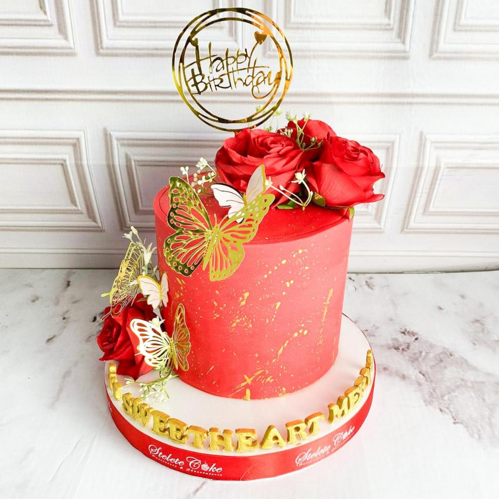 

Kue Ulang Tahun/Birthday Cake/Kue Ultah tema Flower Red/Kue Bunga Merah/Kue Birthday Jakarta